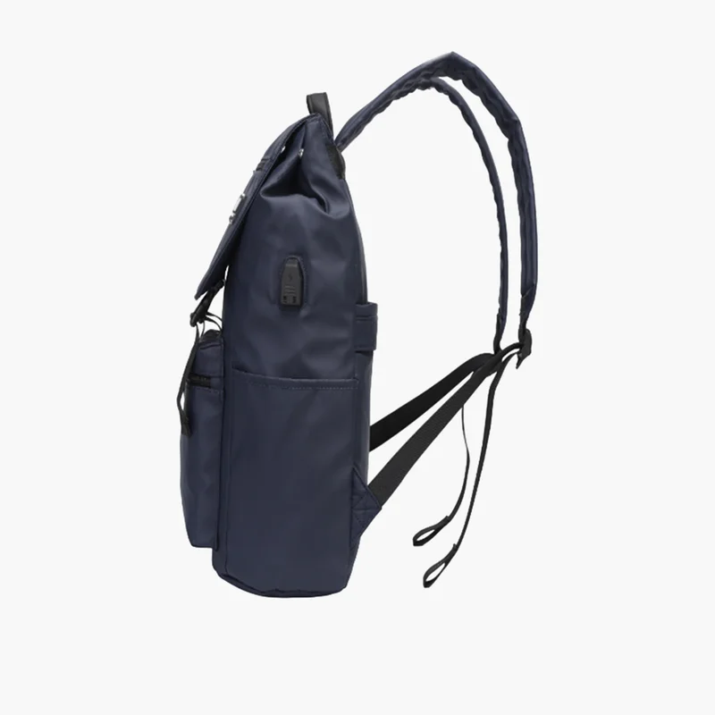 أطلس Navy Logo Applique Backpack for Men